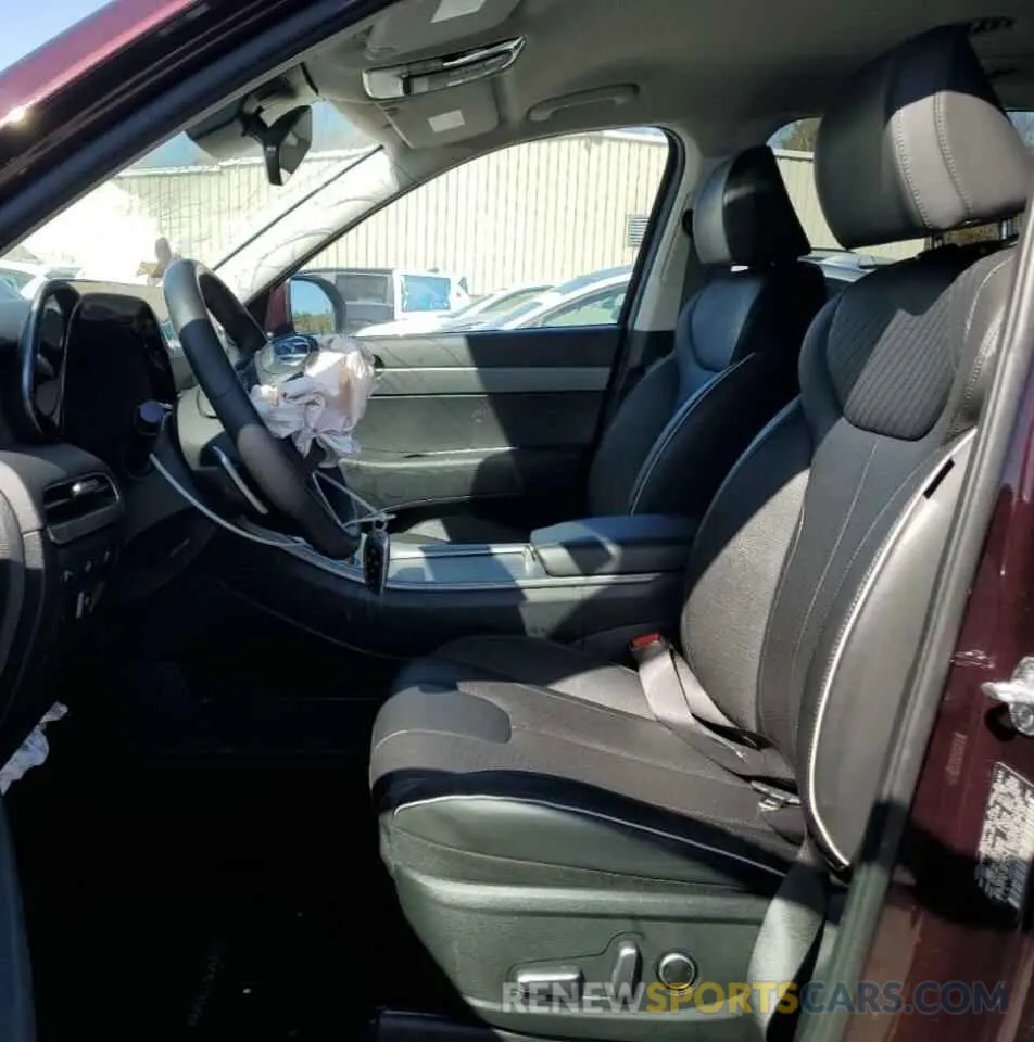 7 Photograph of a damaged car KM8R2DGE1PU612894 HYUNDAI PALISADE 2023