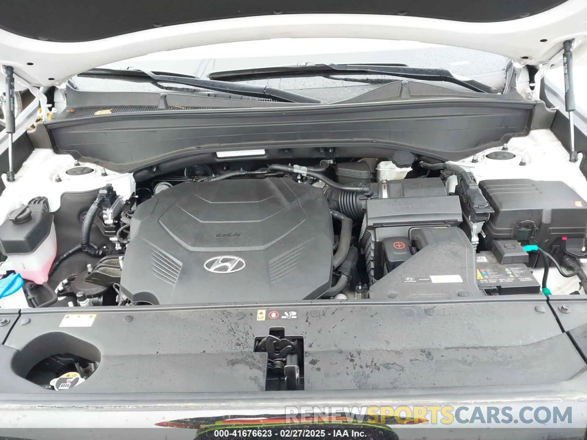 10 Photograph of a damaged car KM8R2DGE3PU642821 HYUNDAI PALISADE 2023