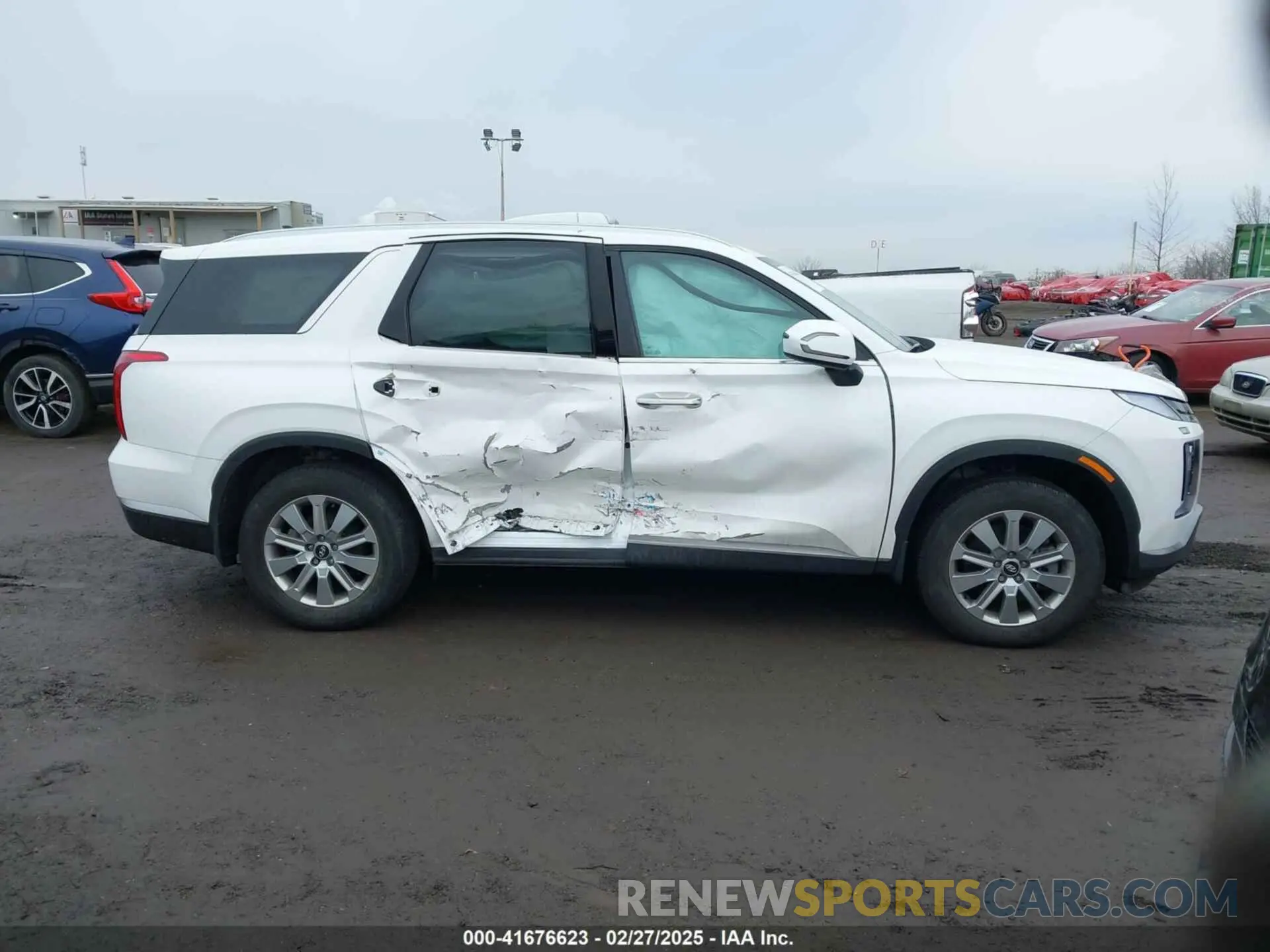 13 Photograph of a damaged car KM8R2DGE3PU642821 HYUNDAI PALISADE 2023