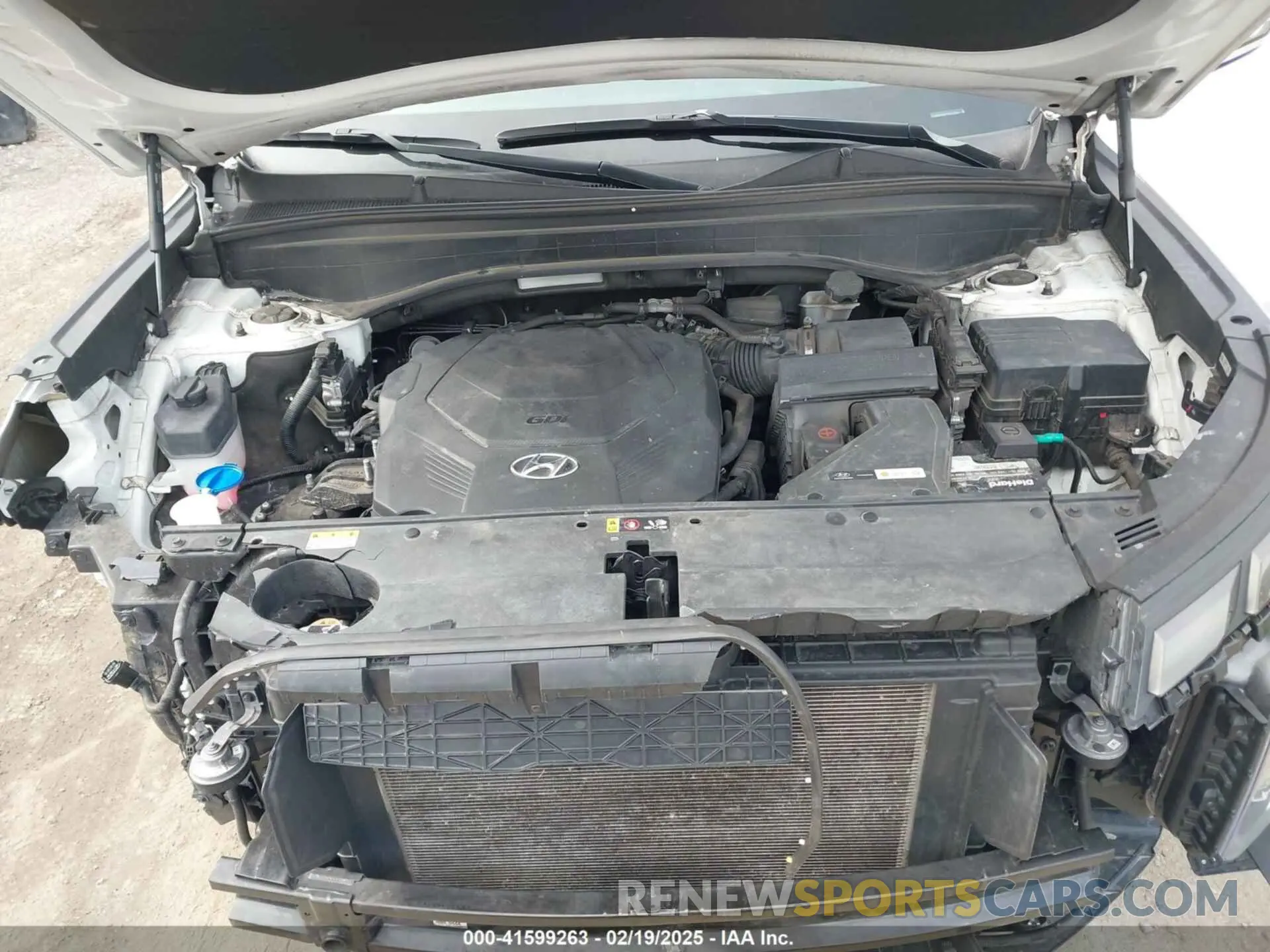 10 Photograph of a damaged car KM8R2DGE9PU517080 HYUNDAI PALISADE 2023