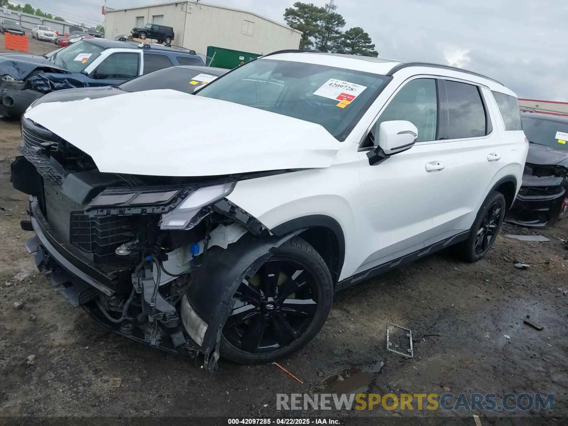 2 Photograph of a damaged car KM8R34GE5PU589665 HYUNDAI PALISADE 2023