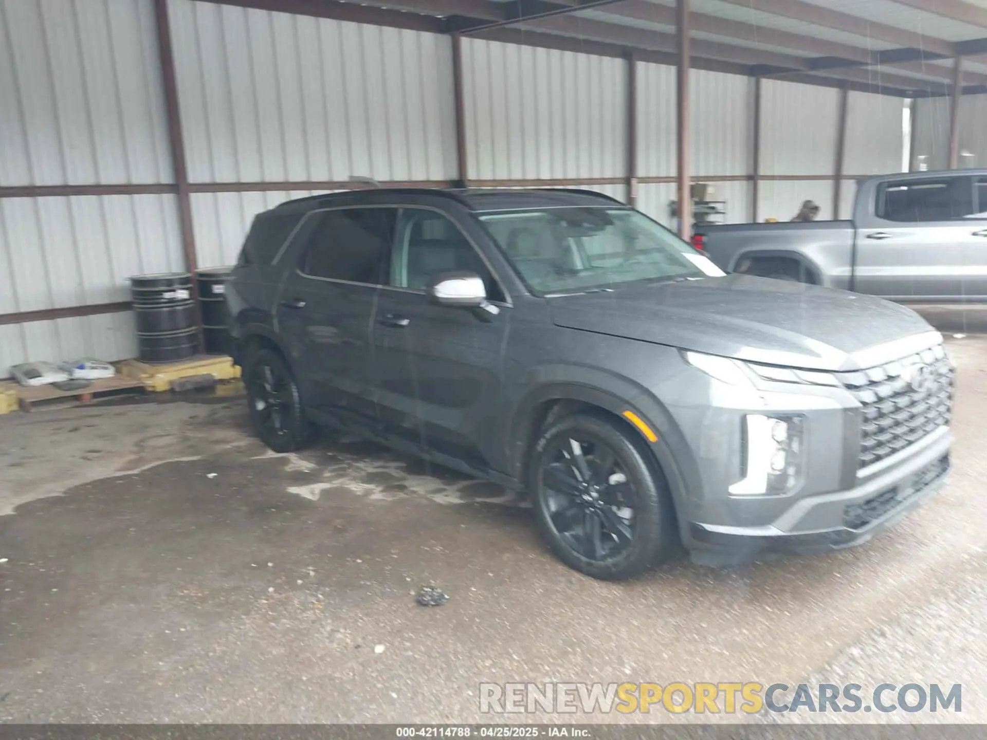 1 Photograph of a damaged car KM8R34GEXPU578788 HYUNDAI PALISADE 2023