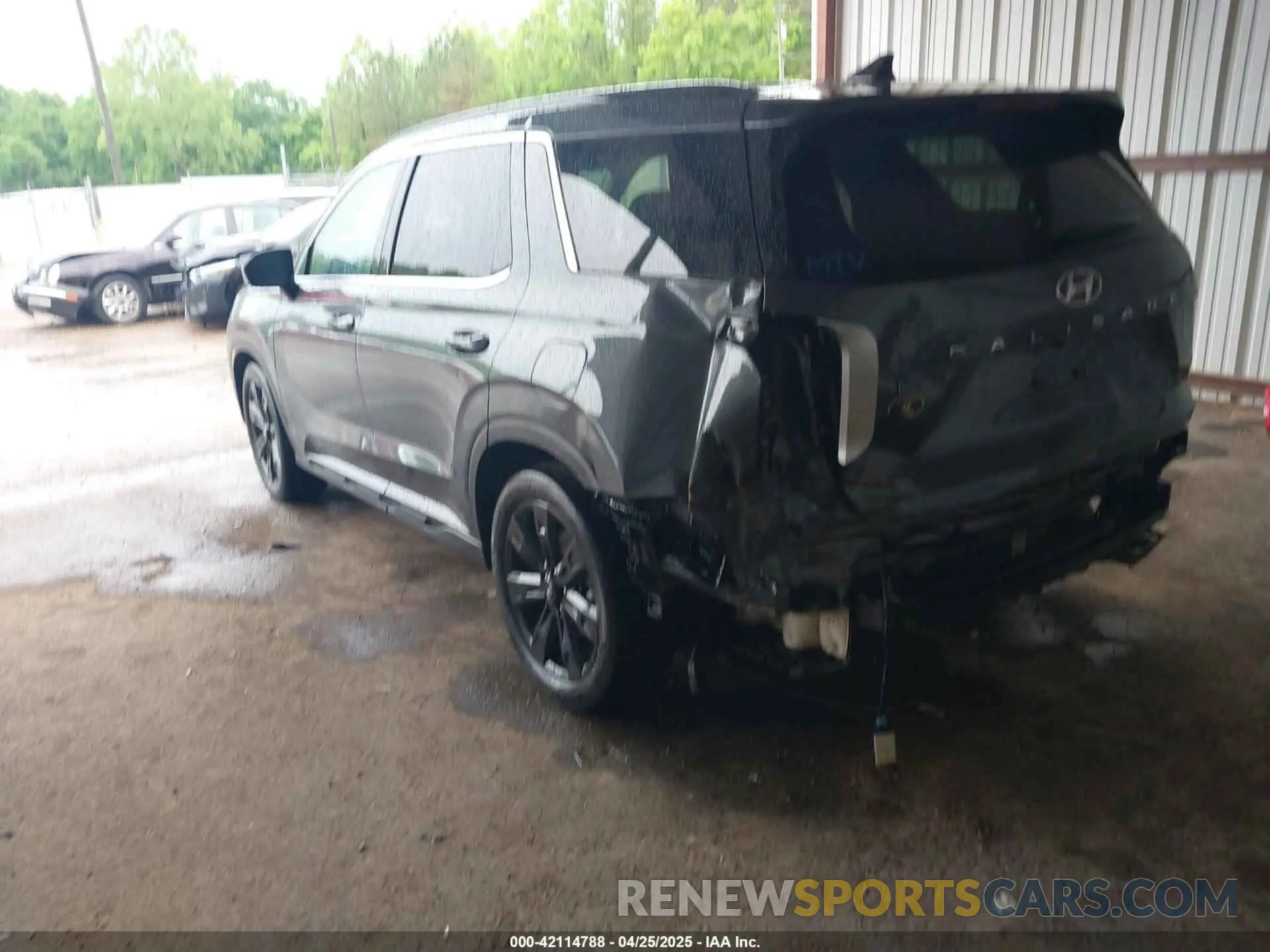 3 Photograph of a damaged car KM8R34GEXPU578788 HYUNDAI PALISADE 2023