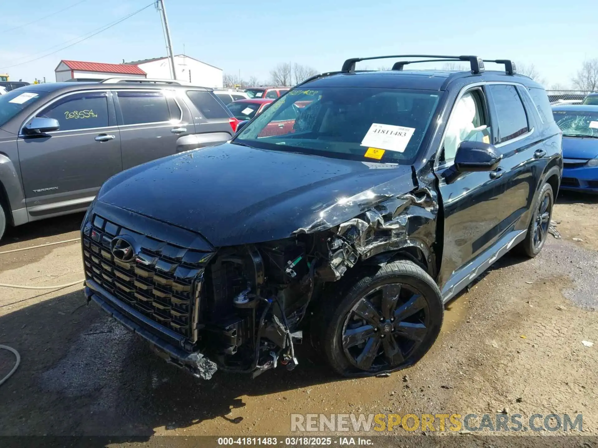 2 Photograph of a damaged car KM8R3DGE3PU499396 HYUNDAI PALISADE 2023