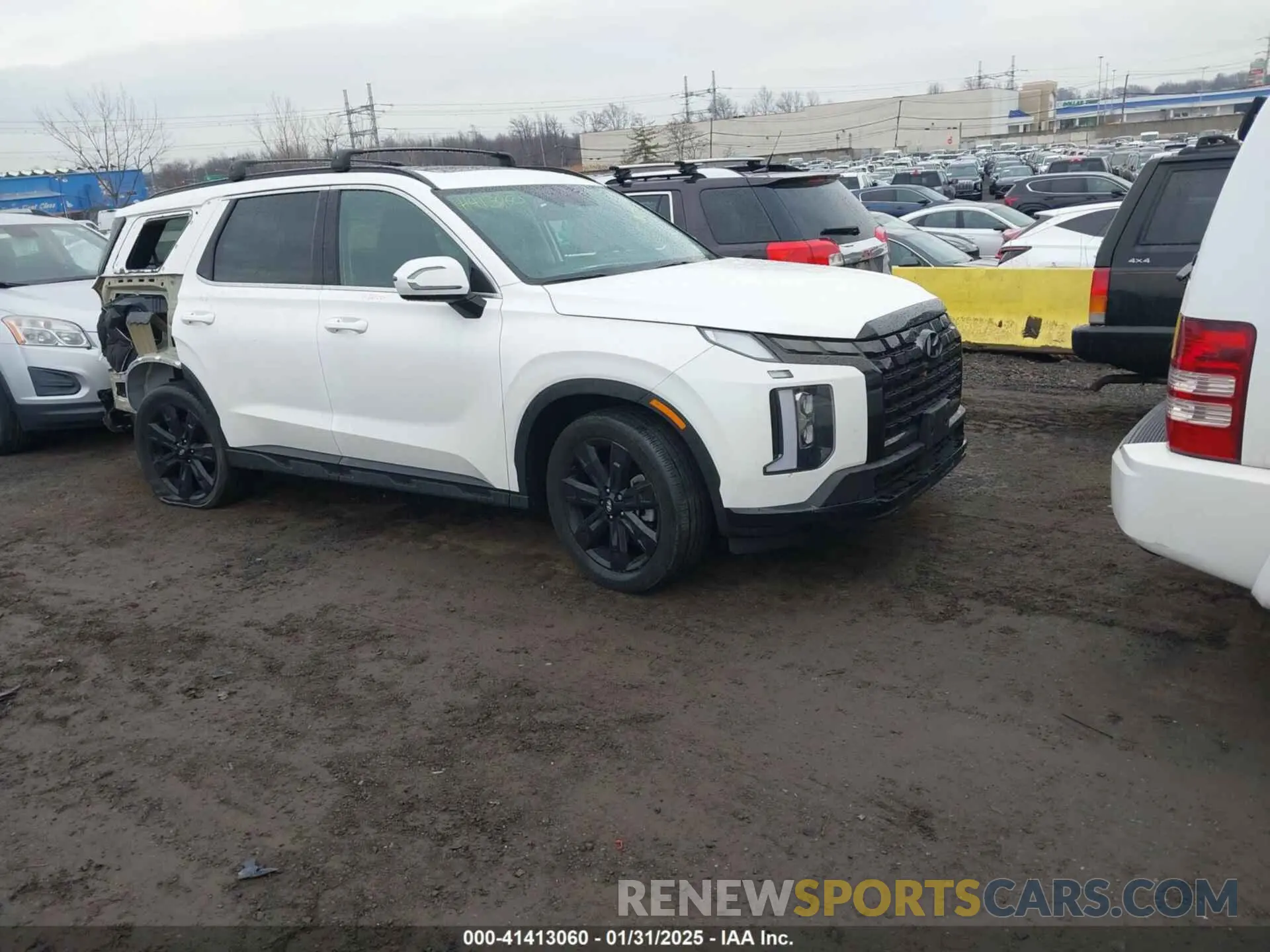 1 Photograph of a damaged car KM8R3DGE5PU602396 HYUNDAI PALISADE 2023