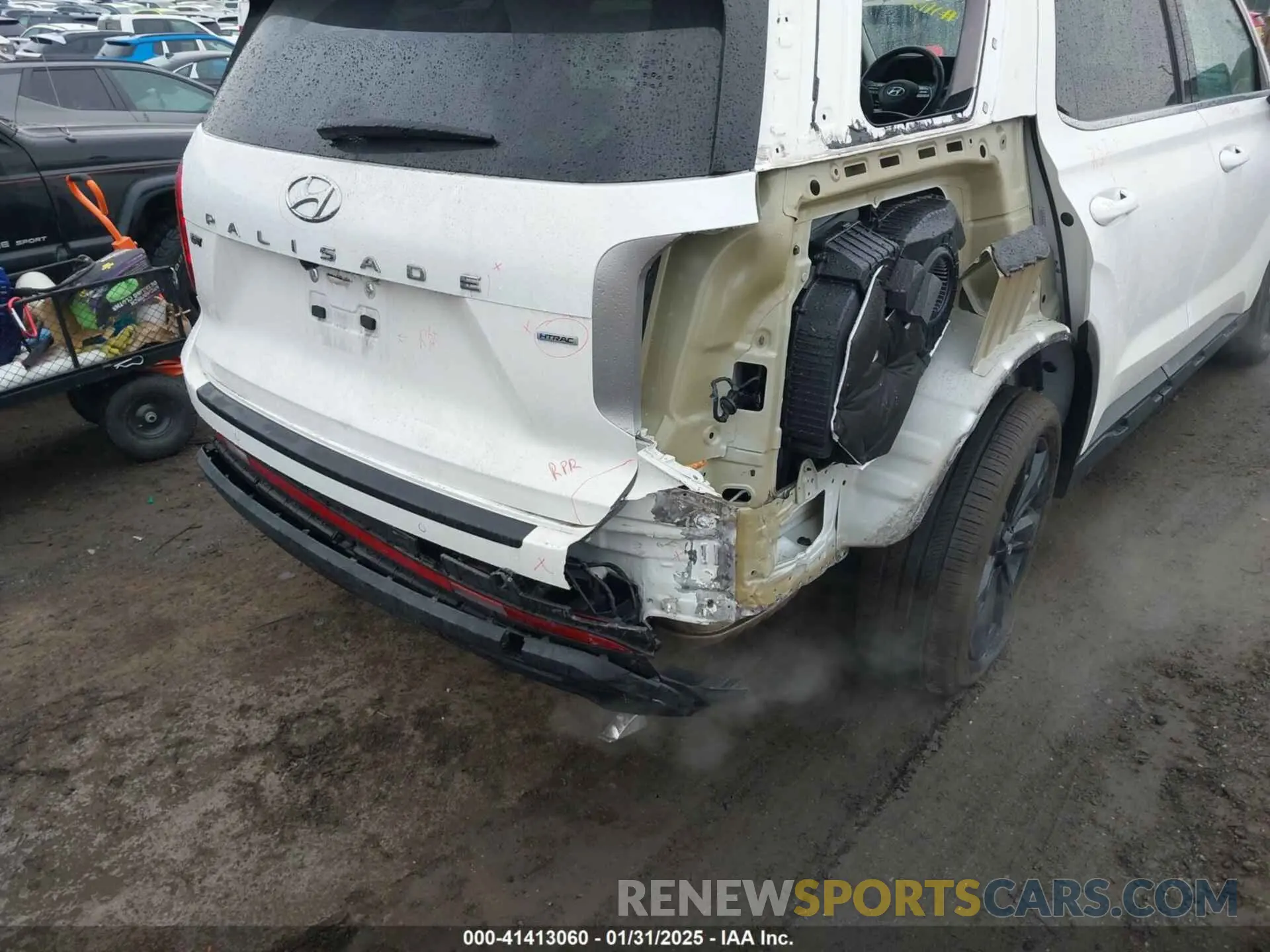 19 Photograph of a damaged car KM8R3DGE5PU602396 HYUNDAI PALISADE 2023