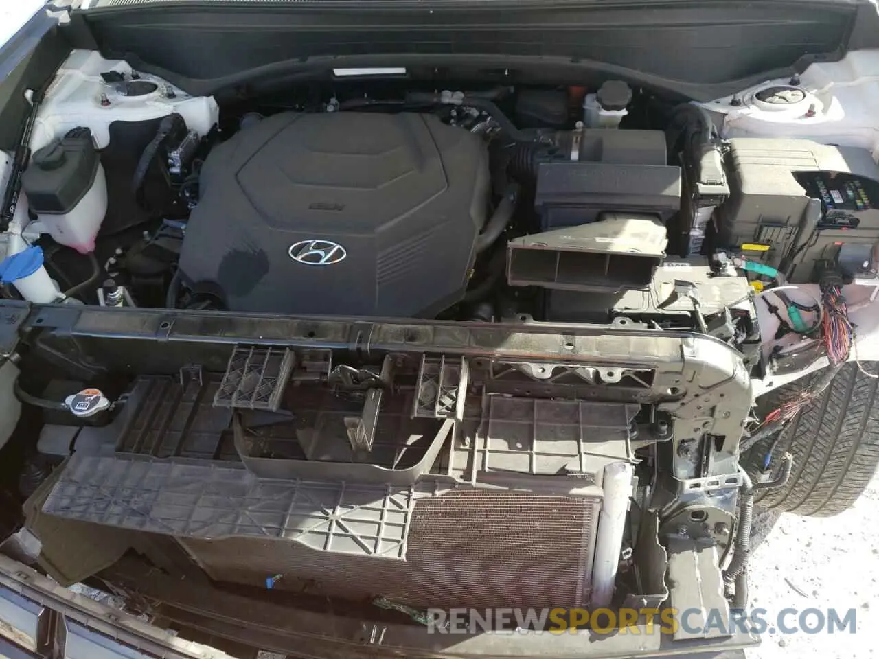 14 Photograph of a damaged car KM8R44GE0PU592146 HYUNDAI PALISADE 2023