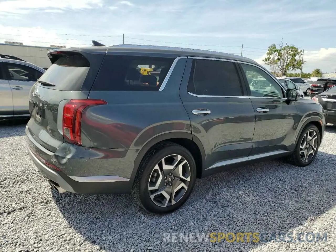 3 Photograph of a damaged car KM8R44GE4PU509446 HYUNDAI PALISADE 2023