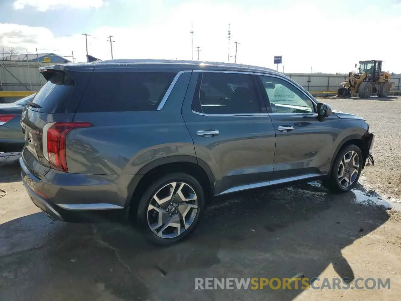 3 Photograph of a damaged car KM8R44GE5PU633094 HYUNDAI PALISADE 2023