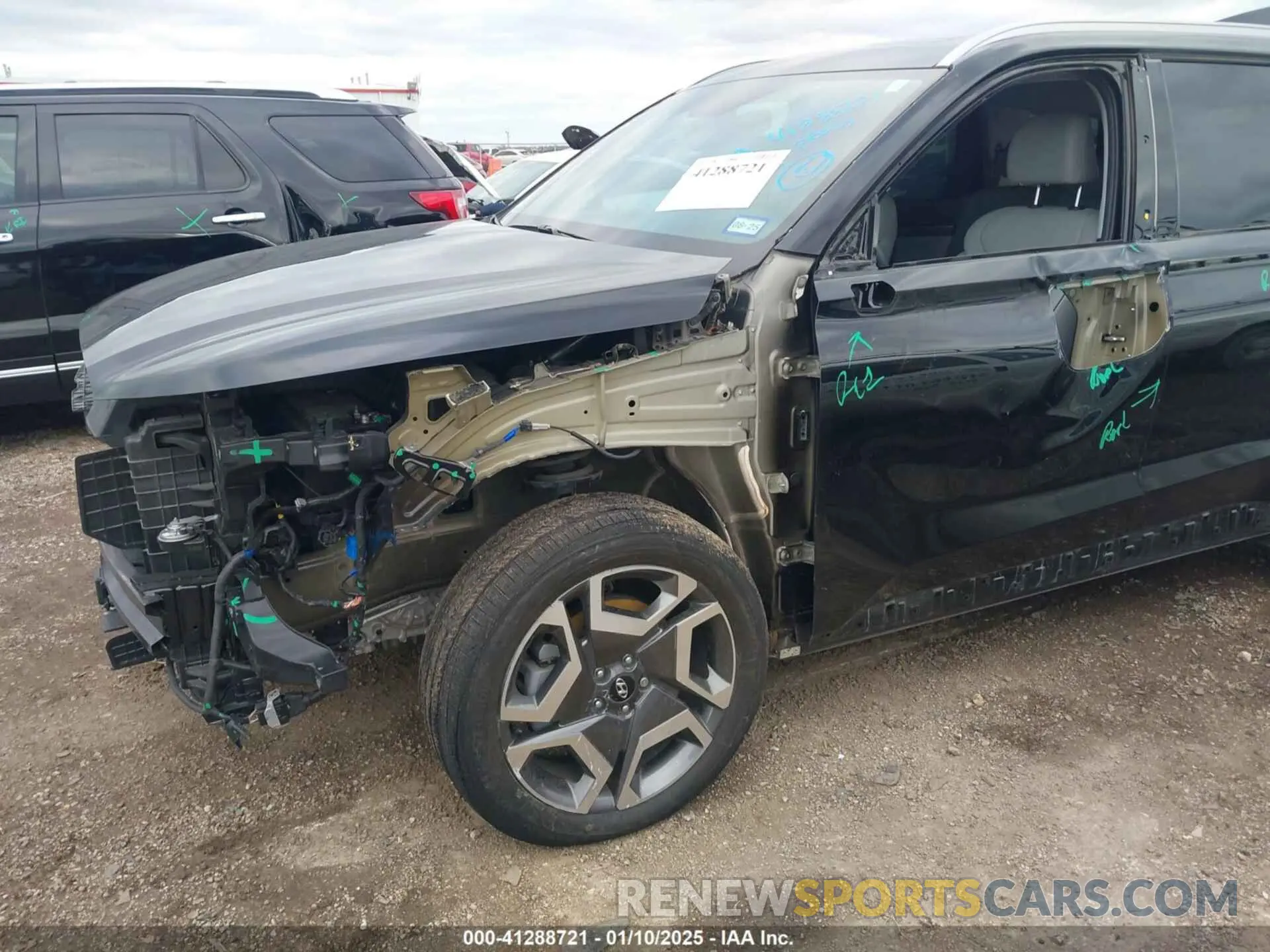 6 Photograph of a damaged car KM8R44GE6PU640295 HYUNDAI PALISADE 2023