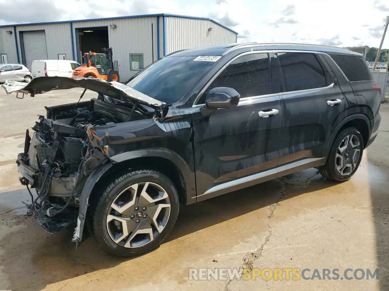 1 Photograph of a damaged car KM8R44GE7PU492545 HYUNDAI PALISADE 2023