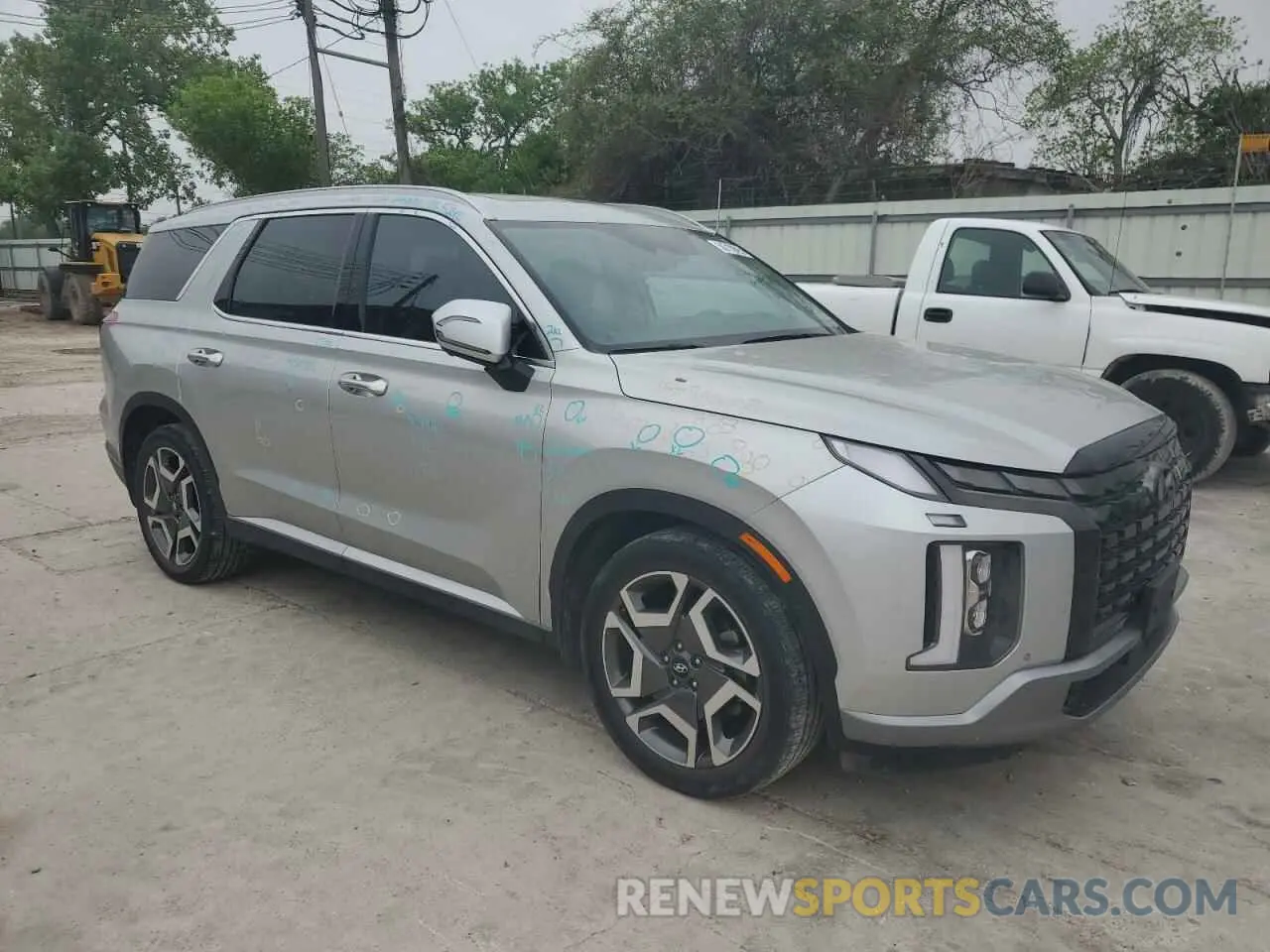 4 Photograph of a damaged car KM8R44GE9PU532186 HYUNDAI PALISADE 2023