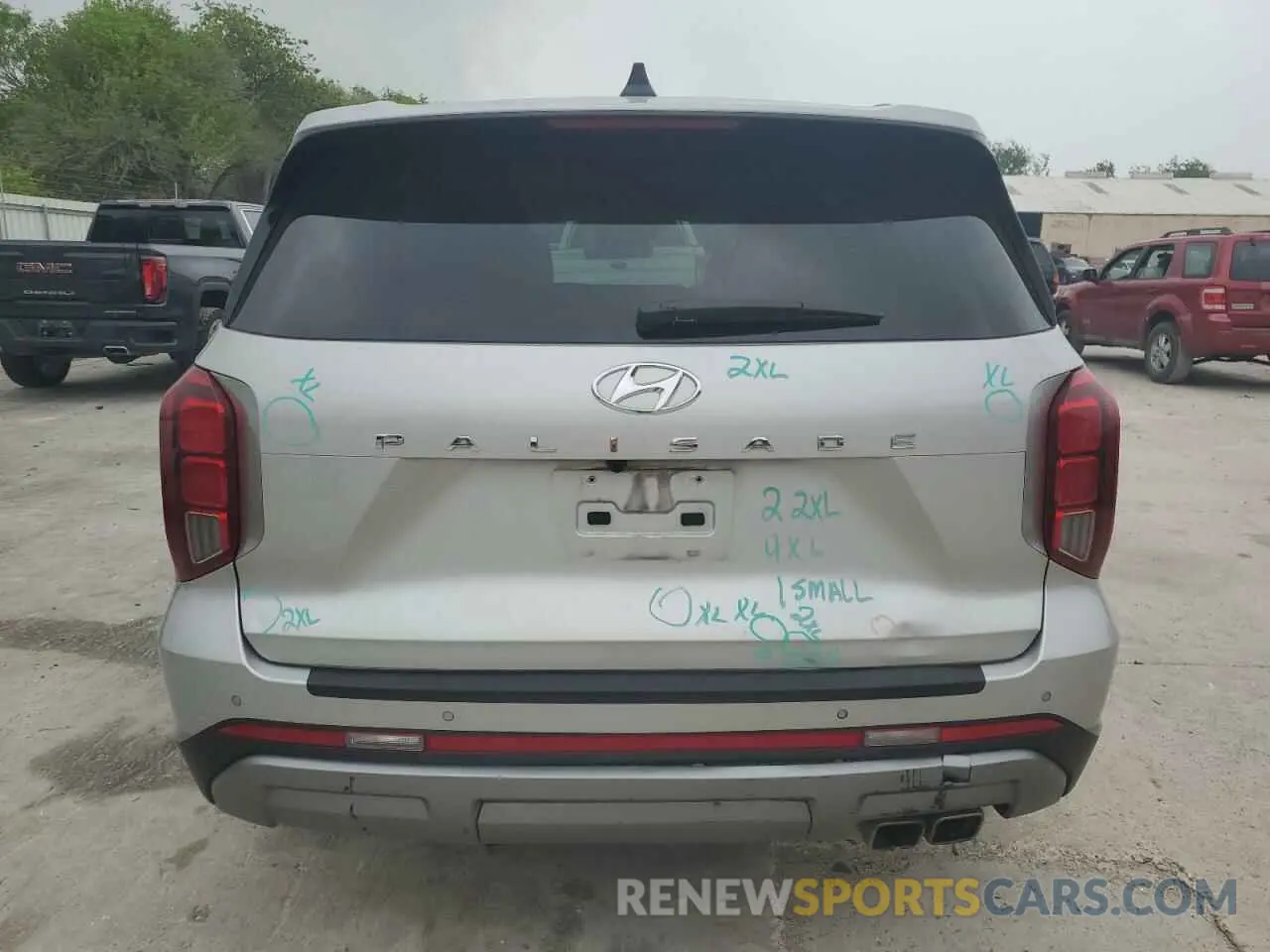 6 Photograph of a damaged car KM8R44GE9PU532186 HYUNDAI PALISADE 2023