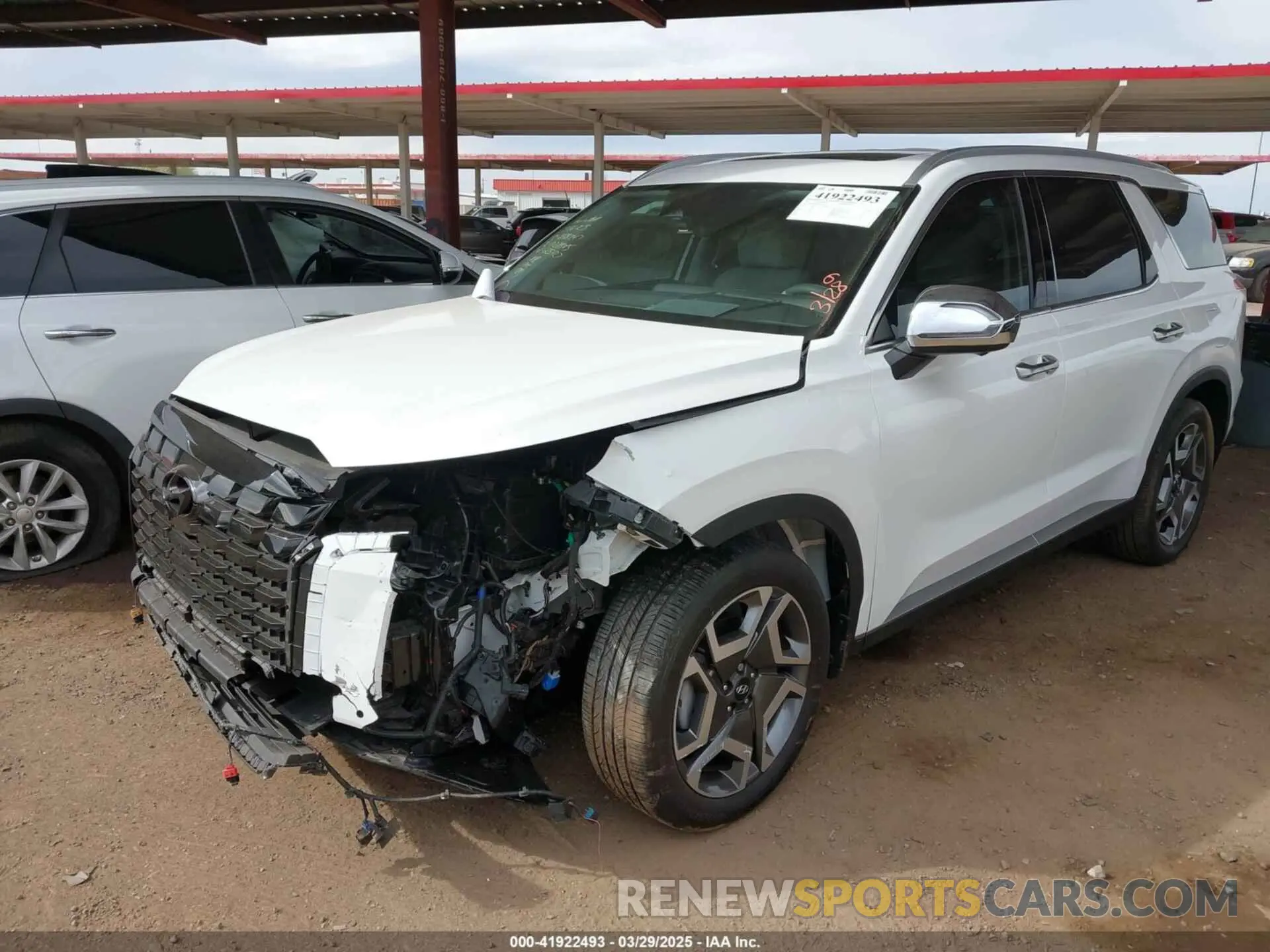 2 Photograph of a damaged car KM8R44GEXPU625427 HYUNDAI PALISADE 2023