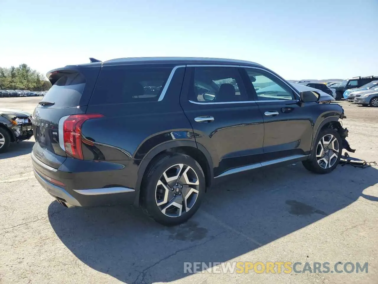 3 Photograph of a damaged car KM8R4DGE1PU527287 HYUNDAI PALISADE 2023