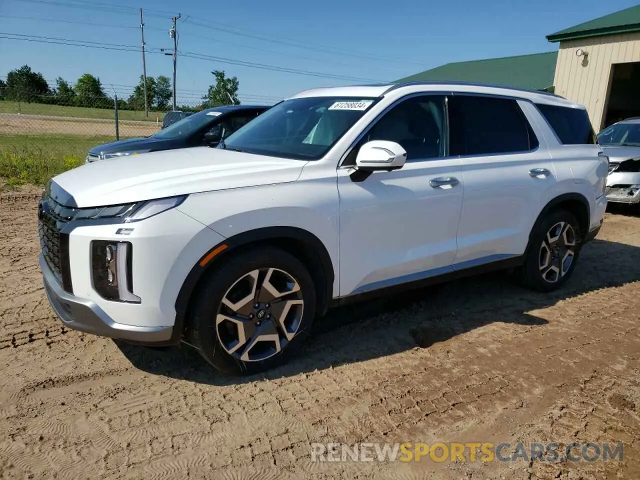 1 Photograph of a damaged car KM8R4DGE1PU565750 HYUNDAI PALISADE 2023