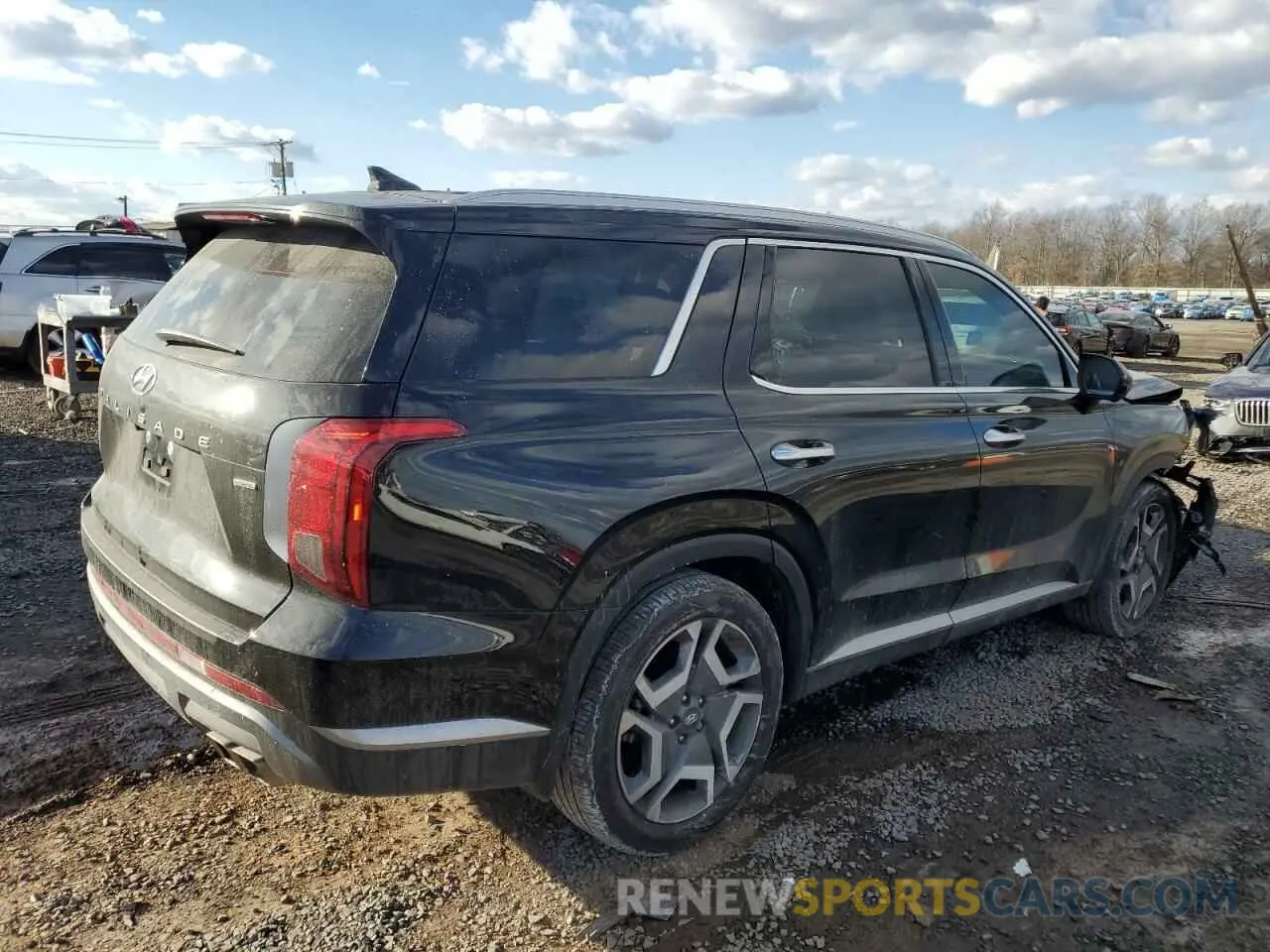 3 Photograph of a damaged car KM8R4DGE1PU595489 HYUNDAI PALISADE 2023