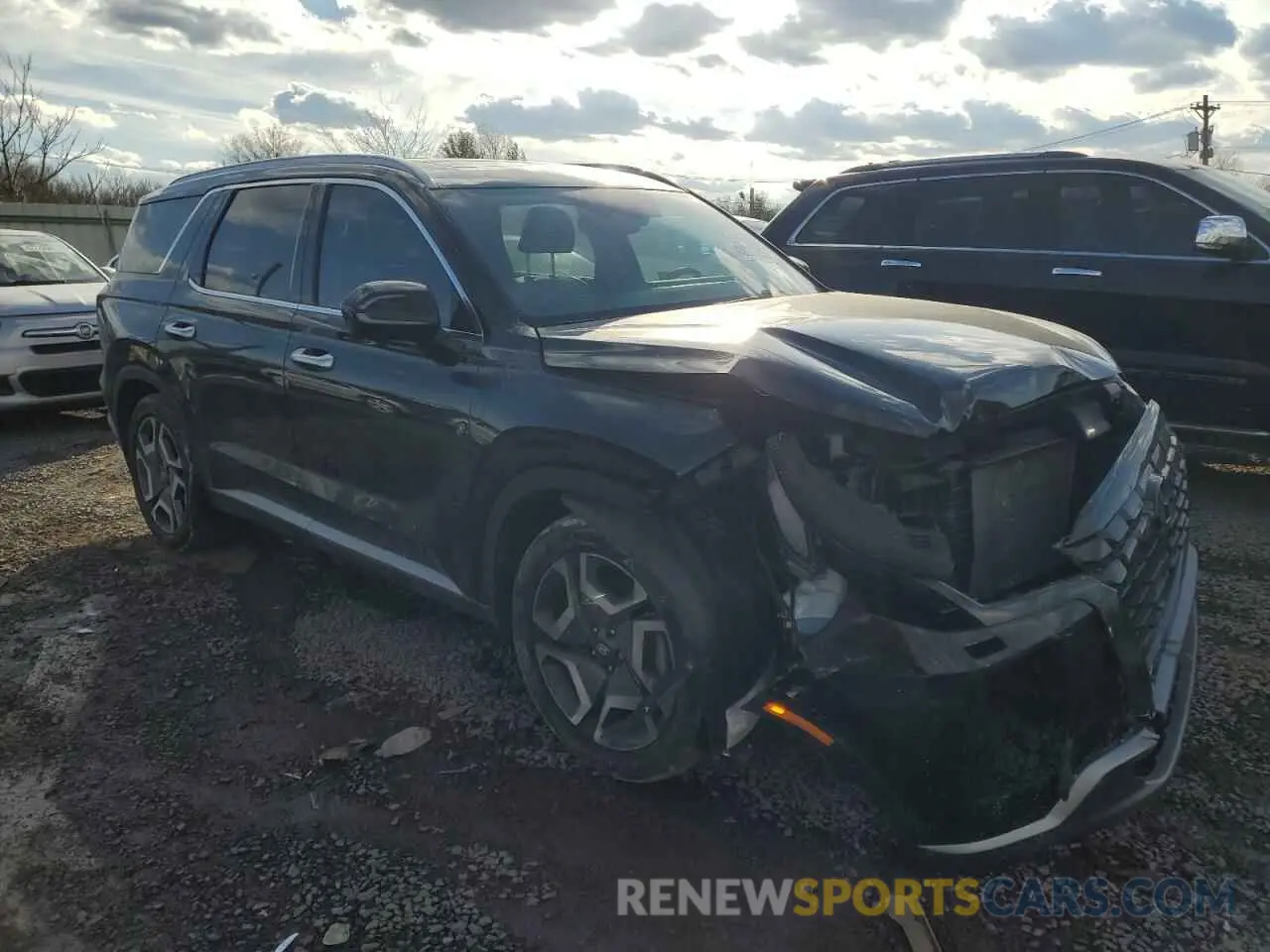 4 Photograph of a damaged car KM8R4DGE1PU595489 HYUNDAI PALISADE 2023