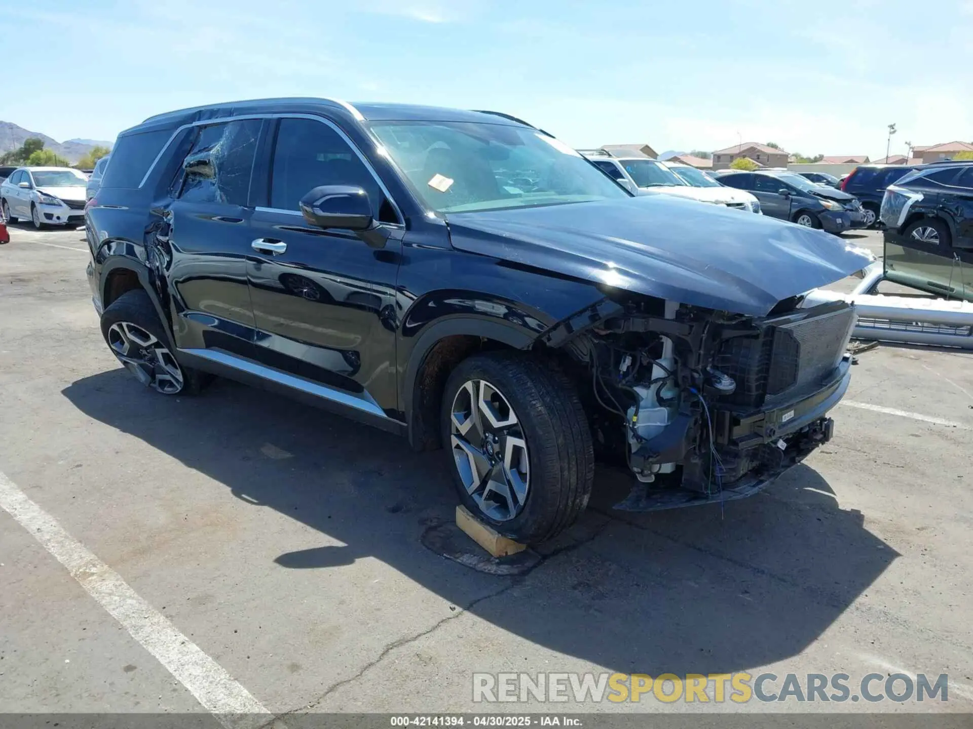 1 Photograph of a damaged car KM8R4DGE3PU575633 HYUNDAI PALISADE 2023