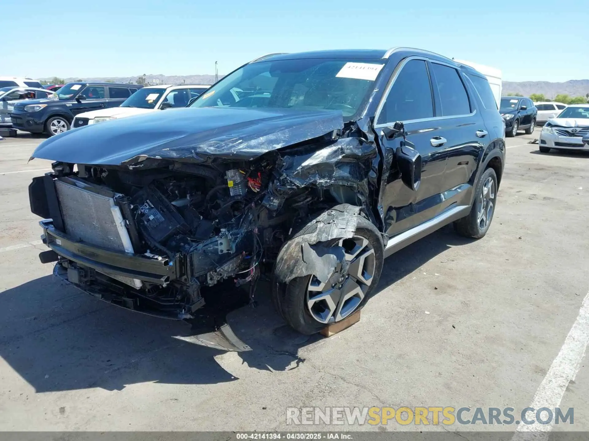 2 Photograph of a damaged car KM8R4DGE3PU575633 HYUNDAI PALISADE 2023