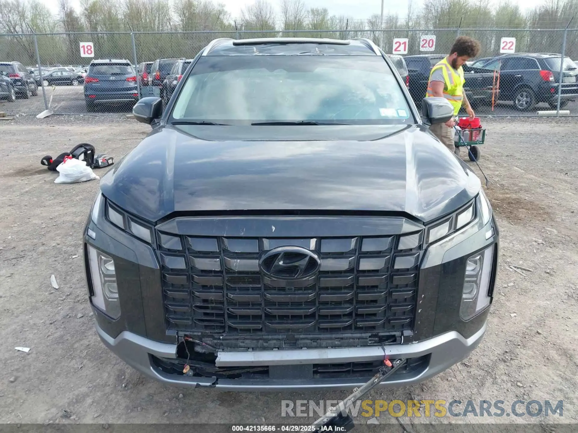 12 Photograph of a damaged car KM8R4DGE5PU570952 HYUNDAI PALISADE 2023