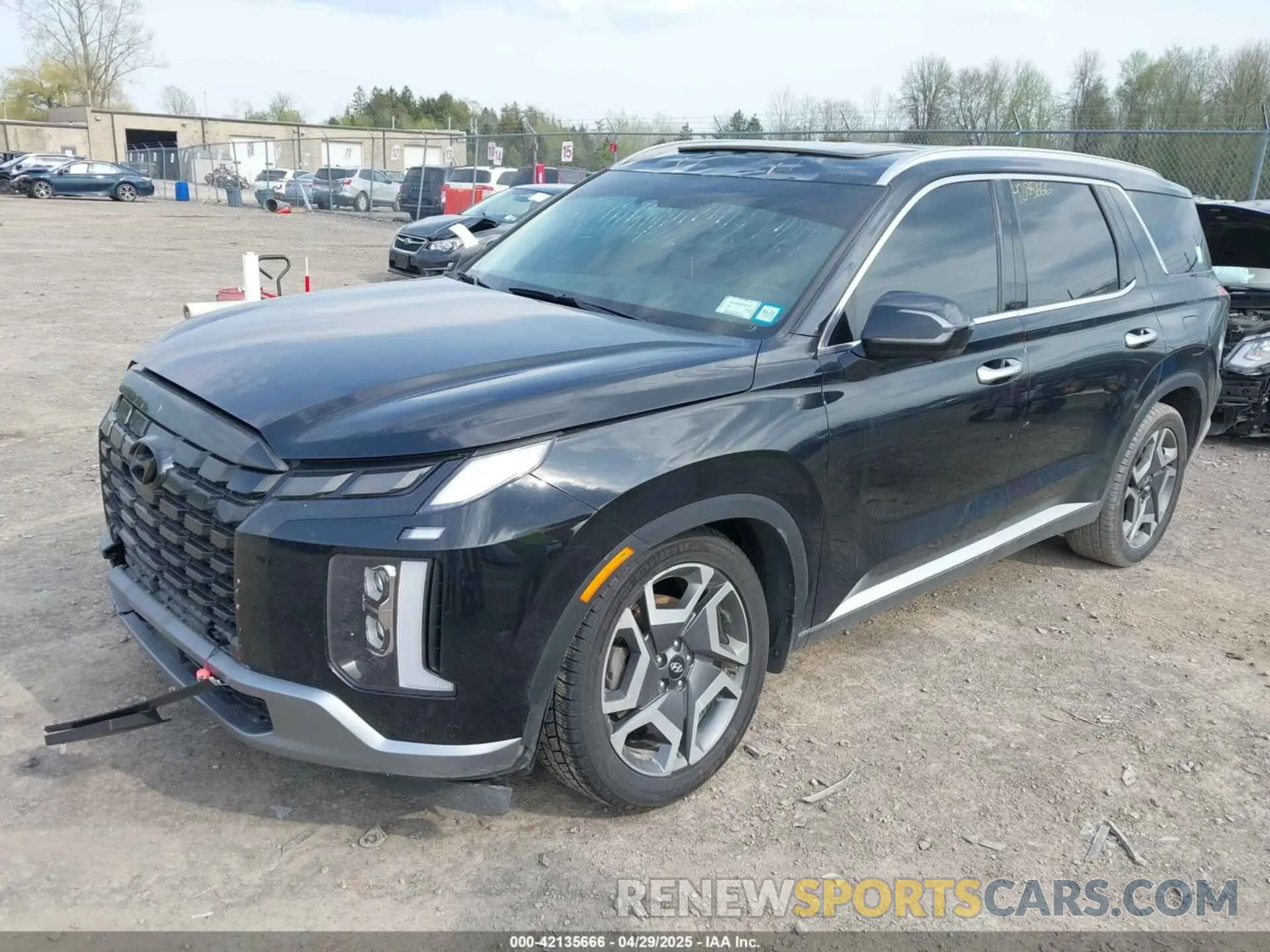 2 Photograph of a damaged car KM8R4DGE5PU570952 HYUNDAI PALISADE 2023