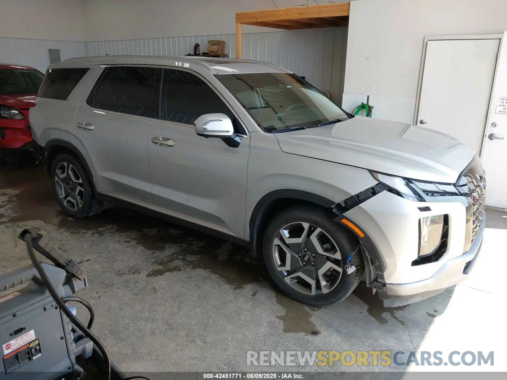 1 Photograph of a damaged car KM8R4DGE7PU574761 HYUNDAI PALISADE 2023