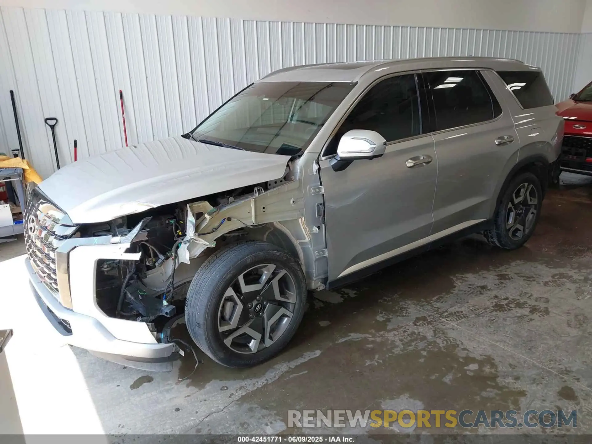 2 Photograph of a damaged car KM8R4DGE7PU574761 HYUNDAI PALISADE 2023