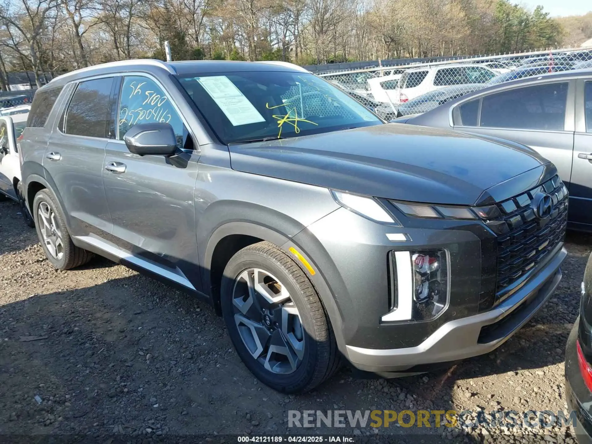 1 Photograph of a damaged car KM8R4DGE8PU564059 HYUNDAI PALISADE 2023