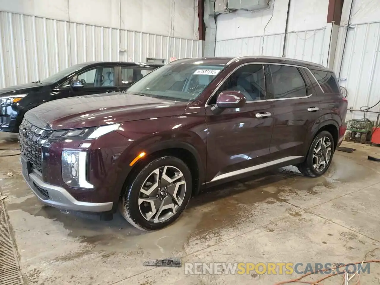 1 Photograph of a damaged car KM8R4DGE8PU588247 HYUNDAI PALISADE 2023