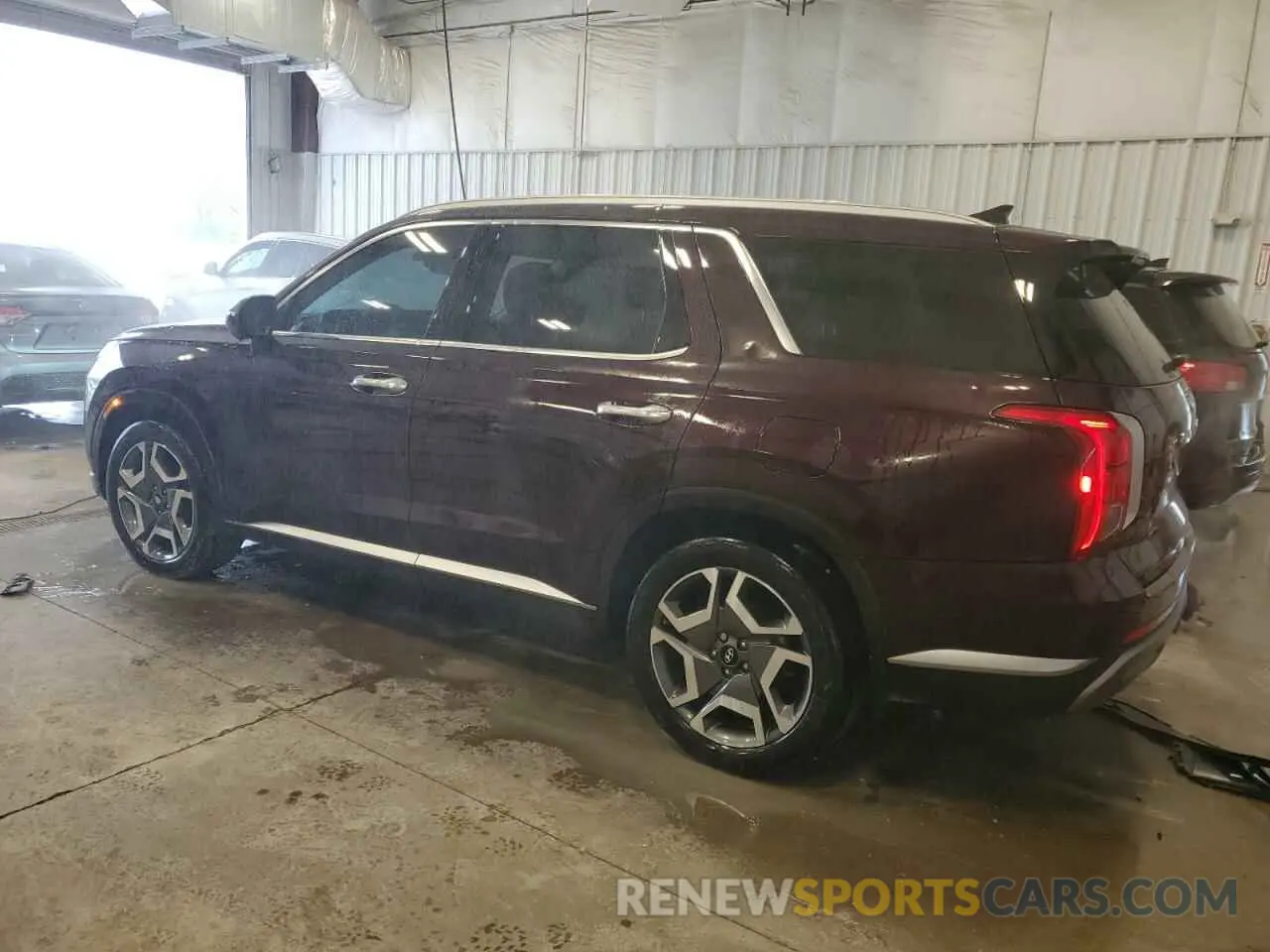 2 Photograph of a damaged car KM8R4DGE8PU588247 HYUNDAI PALISADE 2023