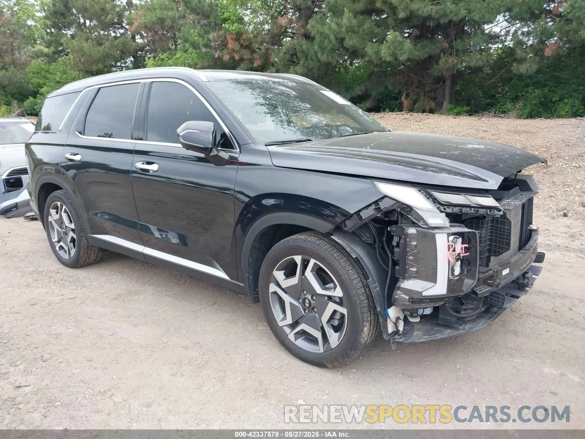 1 Photograph of a damaged car KM8R4DGEXPU589934 HYUNDAI PALISADE 2023
