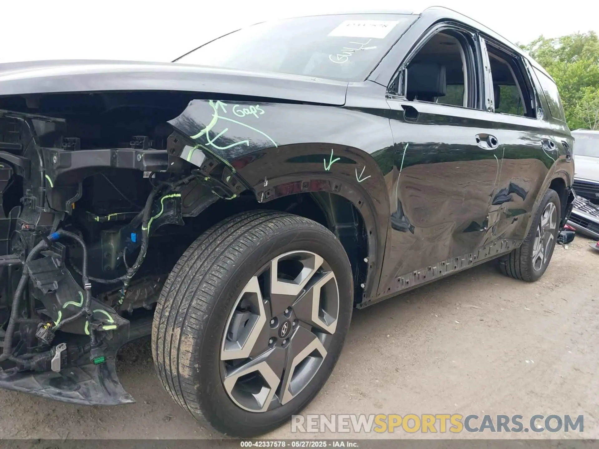 6 Photograph of a damaged car KM8R4DGEXPU589934 HYUNDAI PALISADE 2023