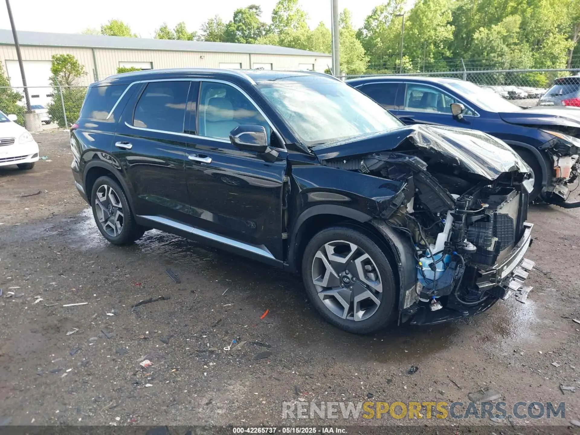 1 Photograph of a damaged car KM8R4DGEXPU625217 HYUNDAI PALISADE 2023