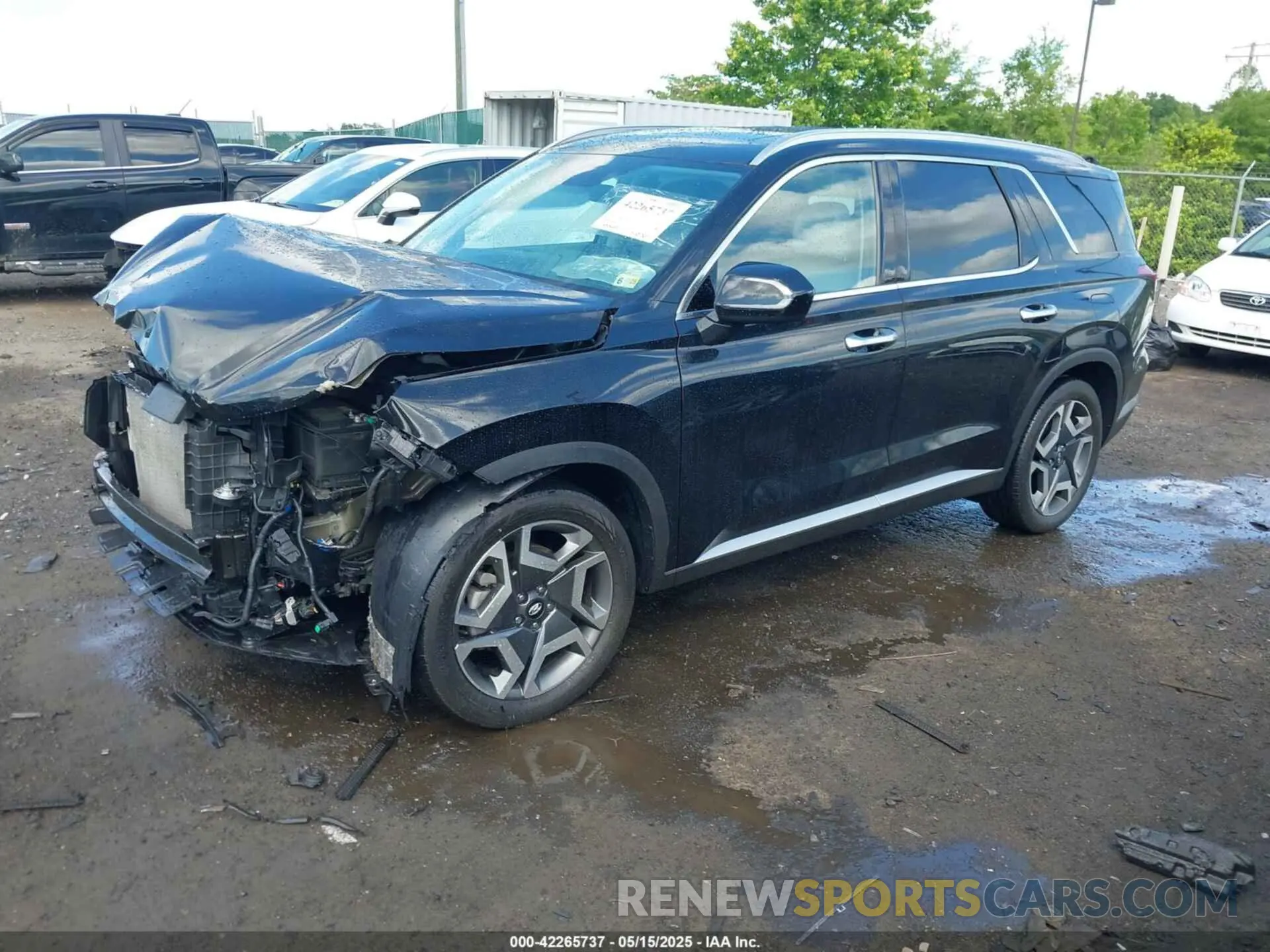 2 Photograph of a damaged car KM8R4DGEXPU625217 HYUNDAI PALISADE 2023