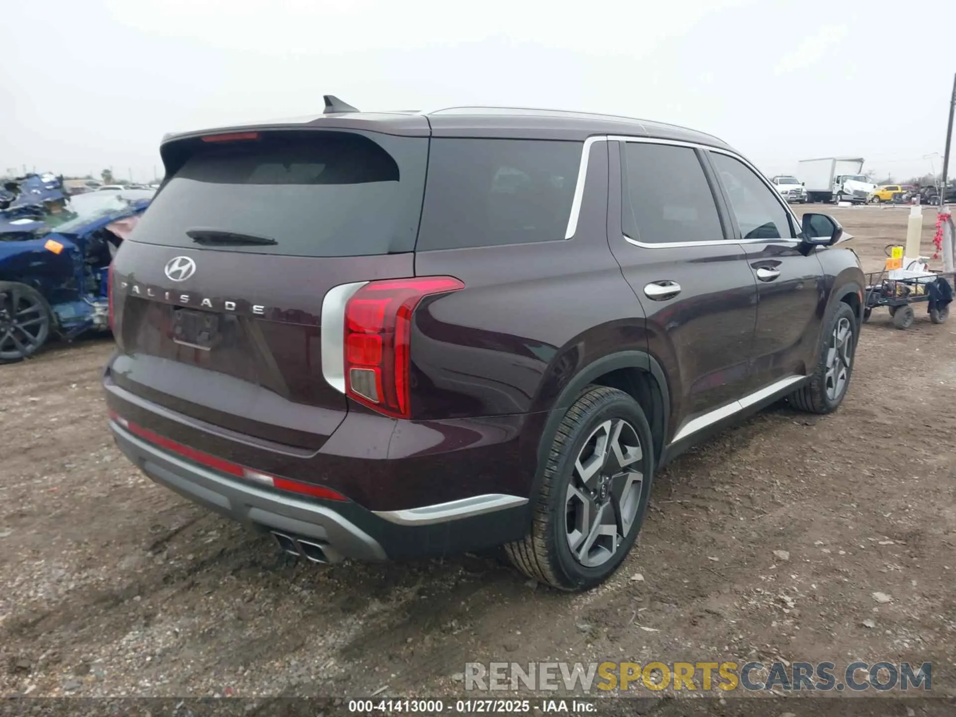 4 Photograph of a damaged car KM8R54GE0PU514155 HYUNDAI PALISADE 2023