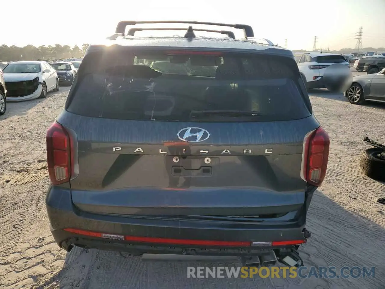 6 Photograph of a damaged car KM8R54GE6PU510496 HYUNDAI PALISADE 2023