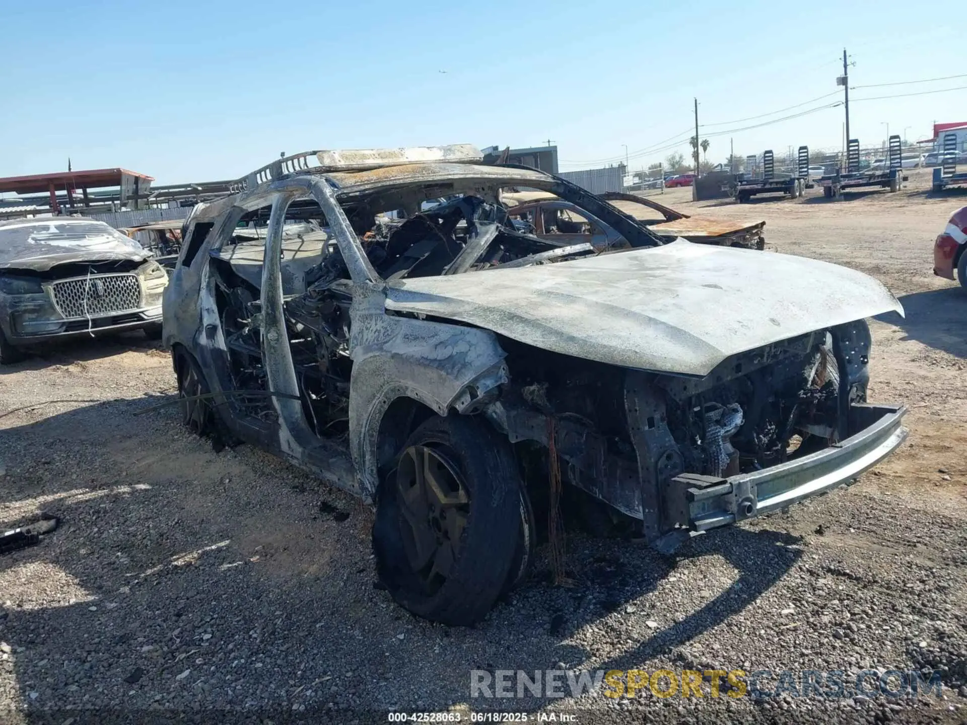 1 Photograph of a damaged car KM8R54GEXPU507133 HYUNDAI PALISADE 2023