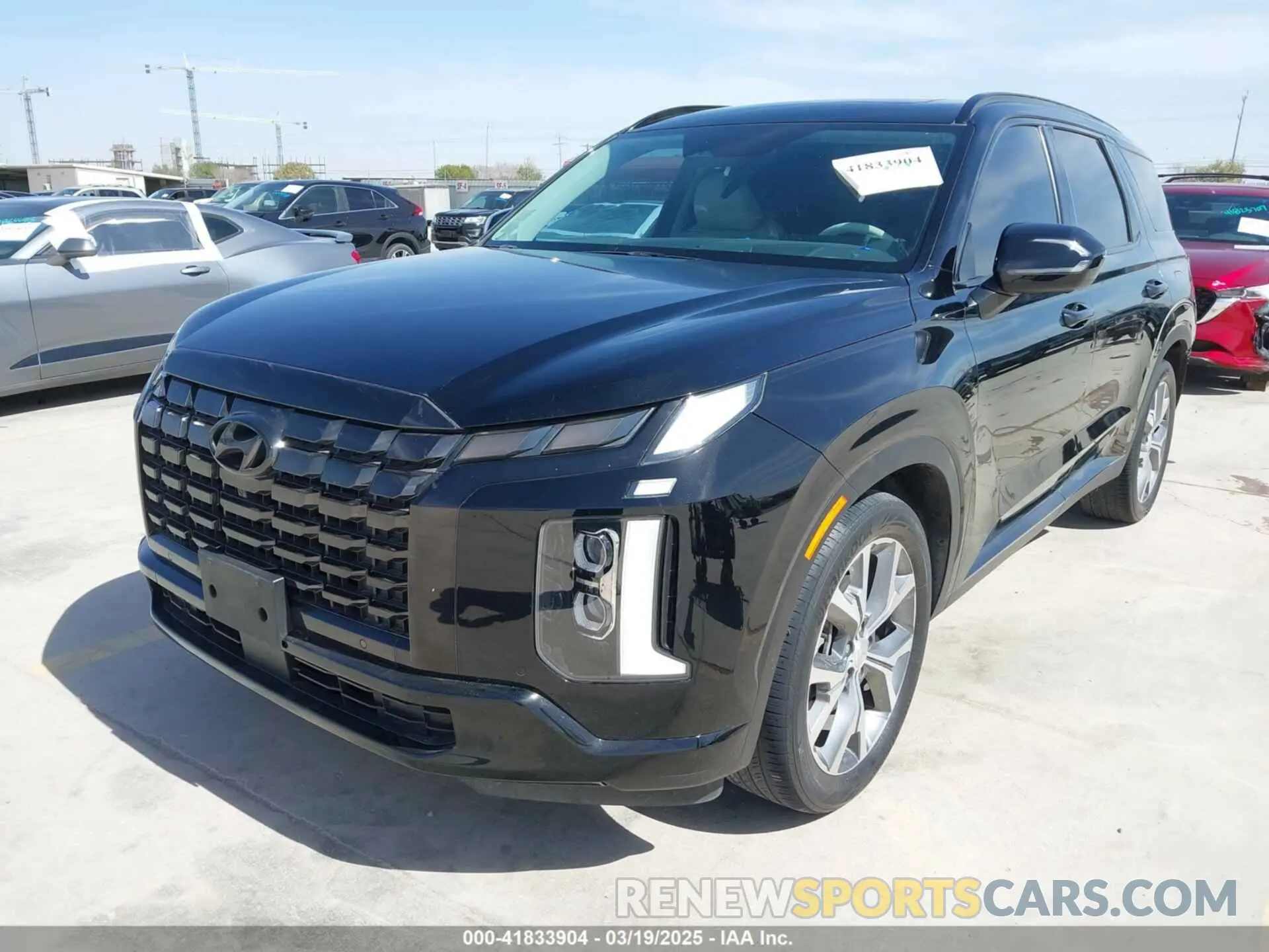 2 Photograph of a damaged car KM8R54GEXPU525177 HYUNDAI PALISADE 2023