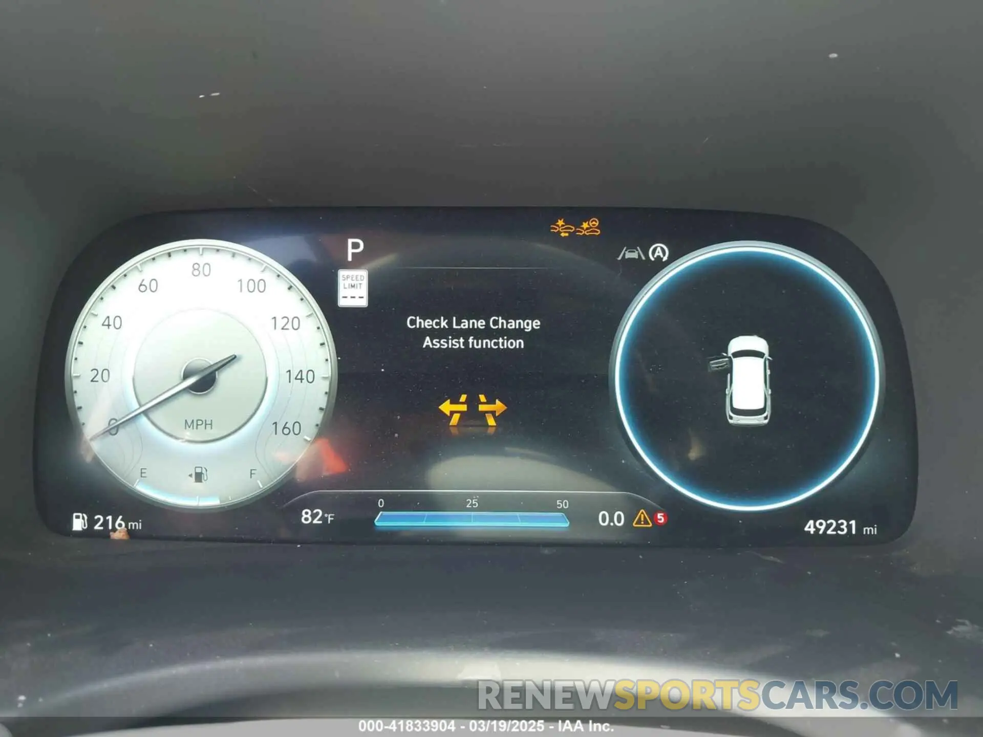 7 Photograph of a damaged car KM8R54GEXPU525177 HYUNDAI PALISADE 2023