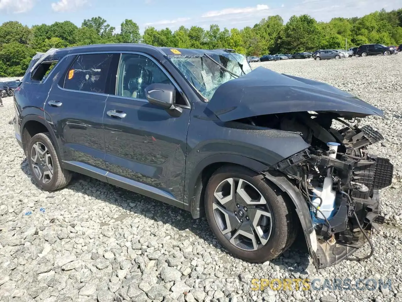 4 Photograph of a damaged car KM8R54GEXPU545428 HYUNDAI PALISADE 2023