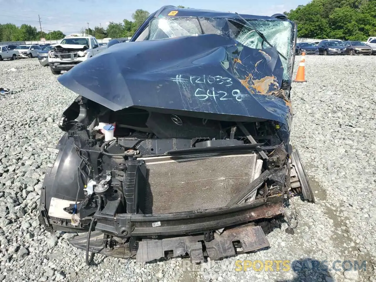 5 Photograph of a damaged car KM8R54GEXPU545428 HYUNDAI PALISADE 2023