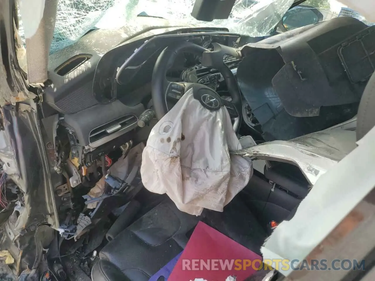 8 Photograph of a damaged car KM8R54GEXPU545428 HYUNDAI PALISADE 2023