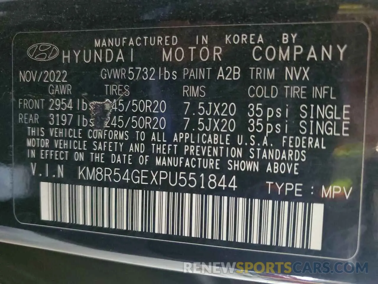 14 Photograph of a damaged car KM8R54GEXPU551844 HYUNDAI PALISADE 2023