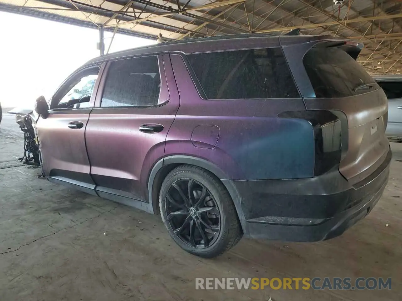 2 Photograph of a damaged car KM8R54GEXPU551844 HYUNDAI PALISADE 2023