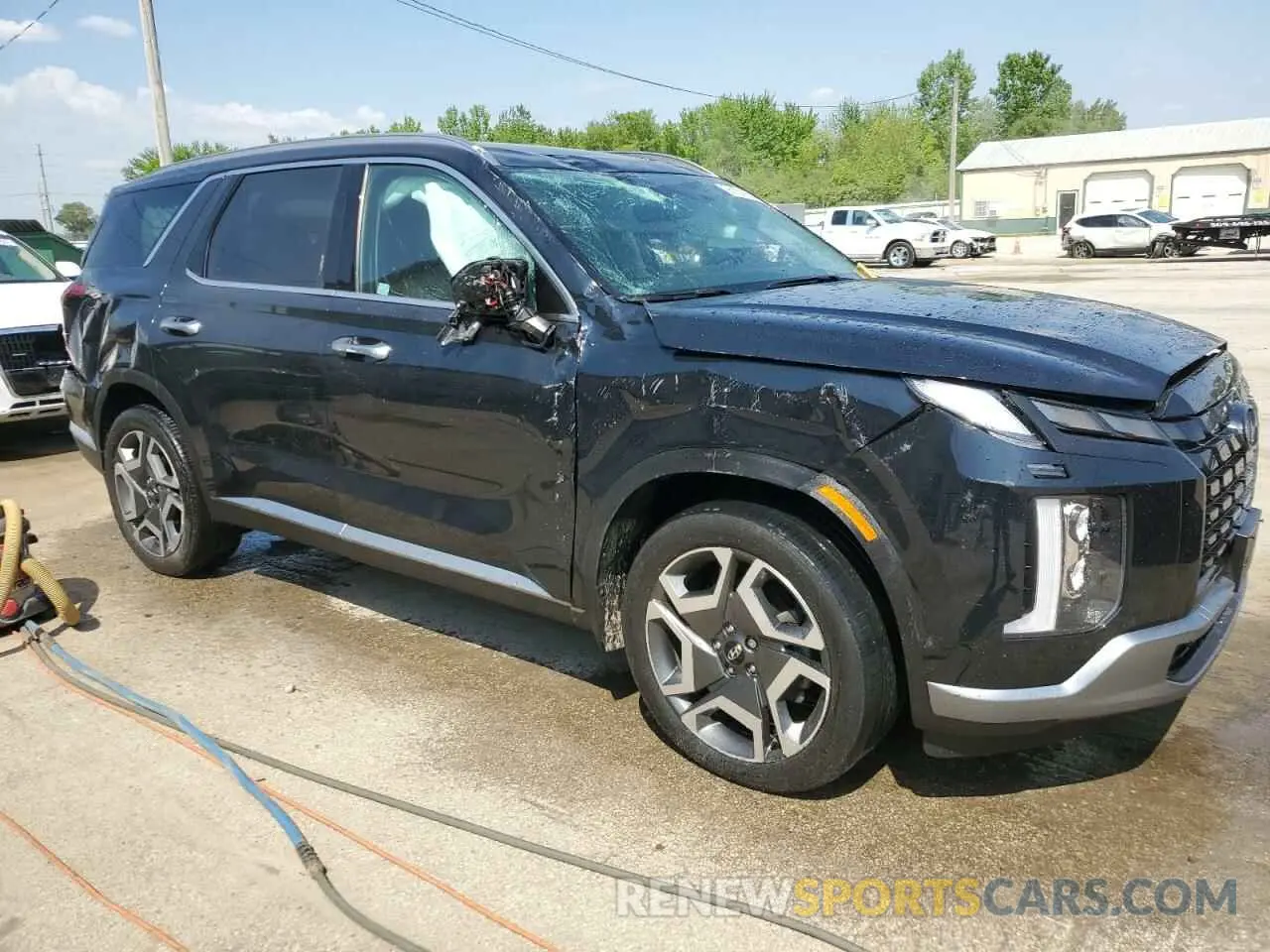 4 Photograph of a damaged car KM8R5DGE1PU578186 HYUNDAI PALISADE 2023