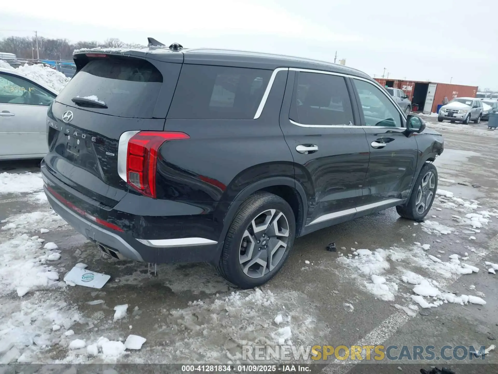 4 Photograph of a damaged car KM8R5DGE3PU565438 HYUNDAI PALISADE 2023