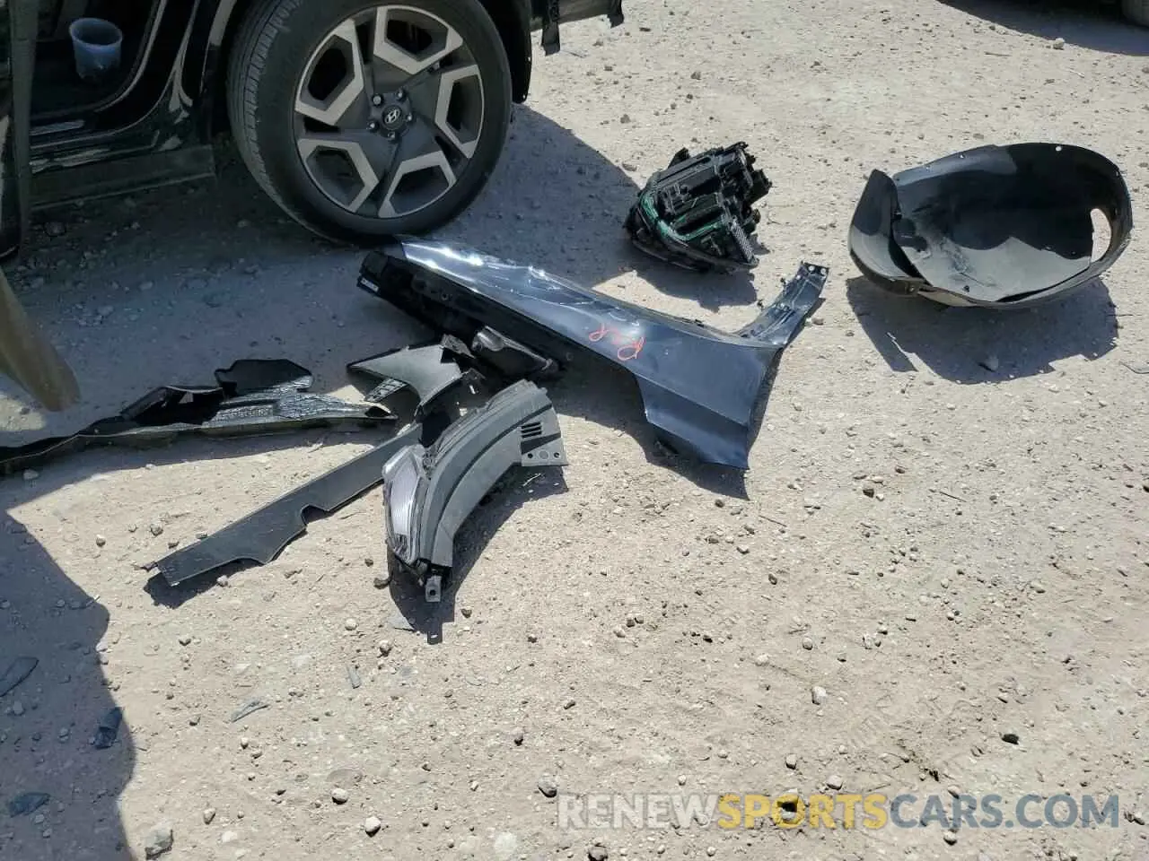 13 Photograph of a damaged car KM8R5DGE3PU633074 HYUNDAI PALISADE 2023