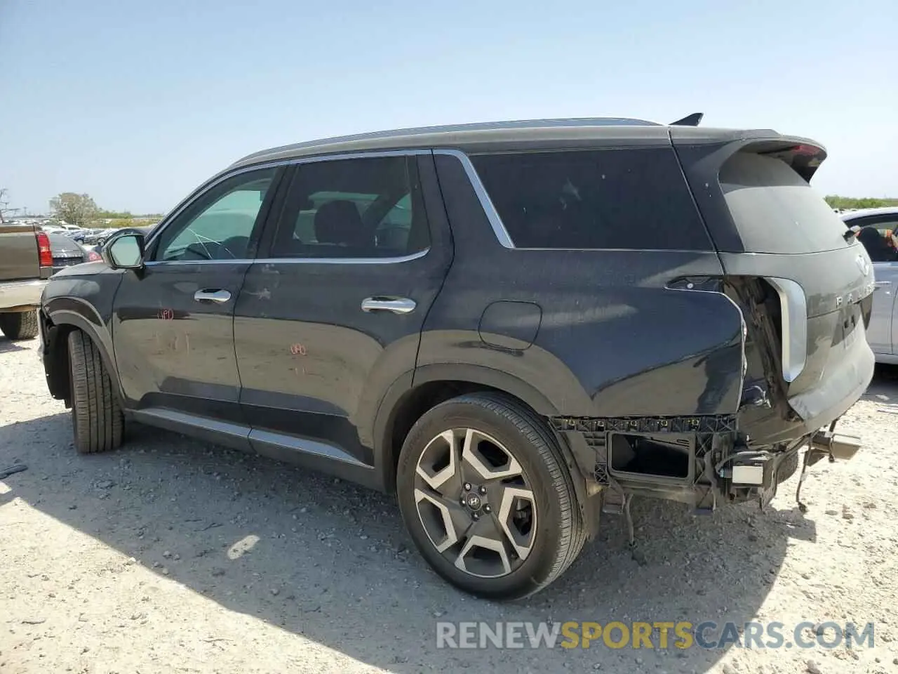 2 Photograph of a damaged car KM8R5DGE3PU633074 HYUNDAI PALISADE 2023