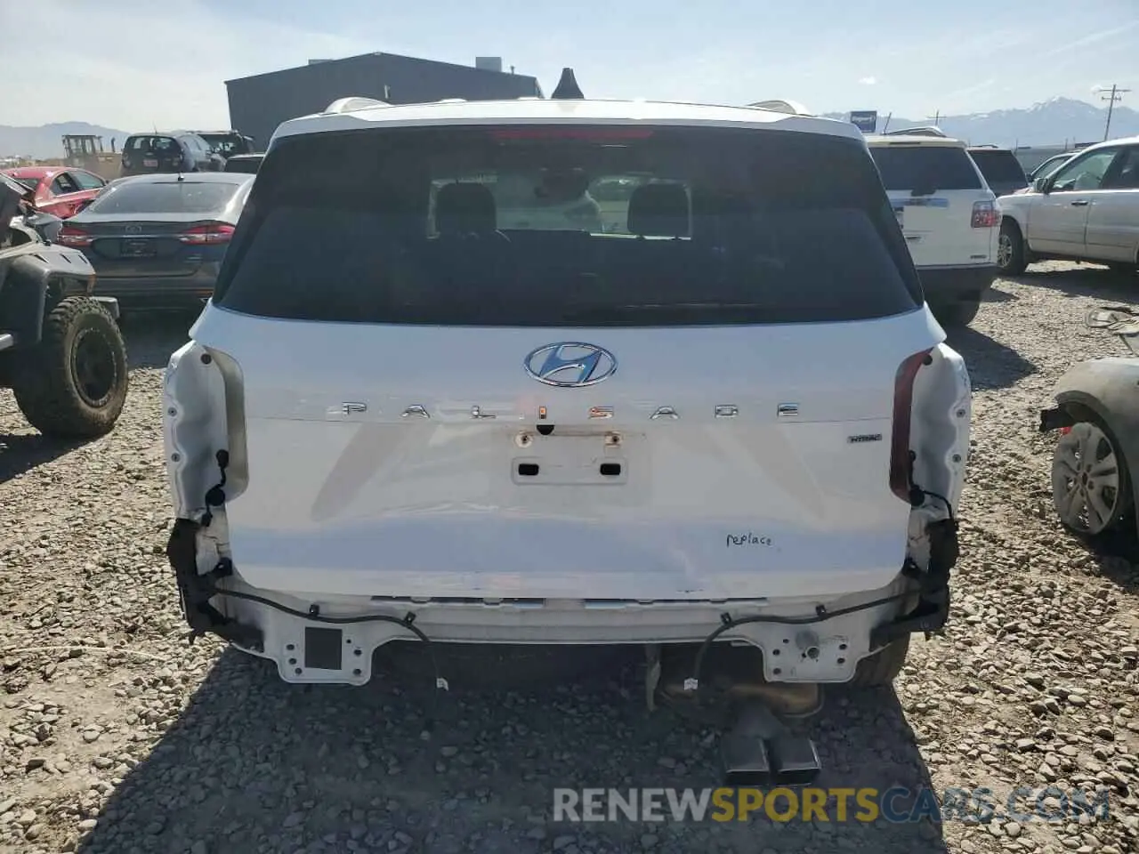 6 Photograph of a damaged car KM8R5DGE4PU602108 HYUNDAI PALISADE 2023